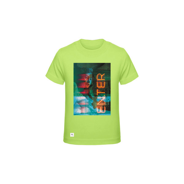Kinder Shirt "ENTER", Hellgrün