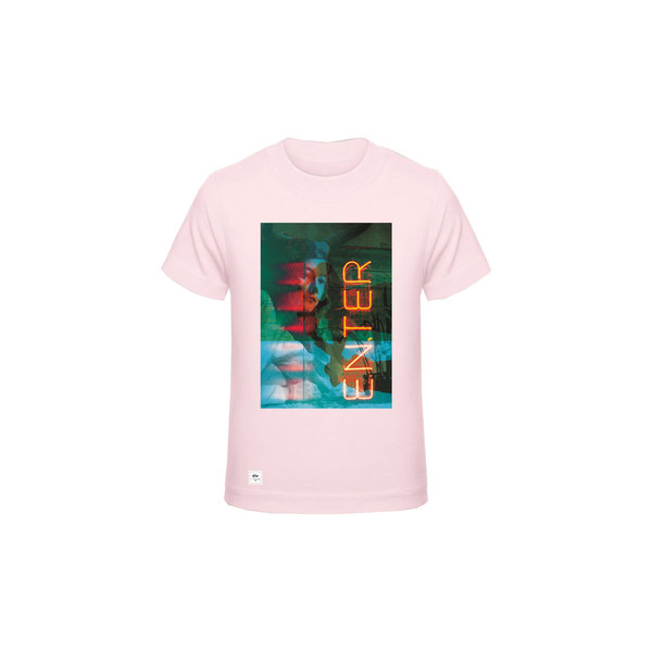 Kinder Shirt "ENTER", Pink