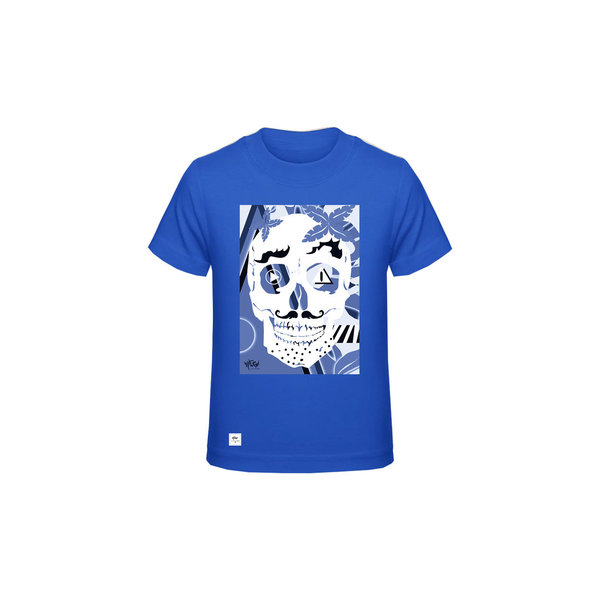 Kinder Shirt "Blauer Frido", Amazonblau