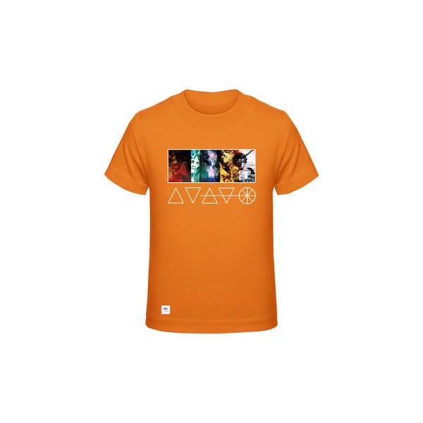 Kinder Shirt "Elemente Kidz", Orange