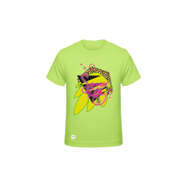 Kinder Shirt"Summer Vibes", Hellgrün