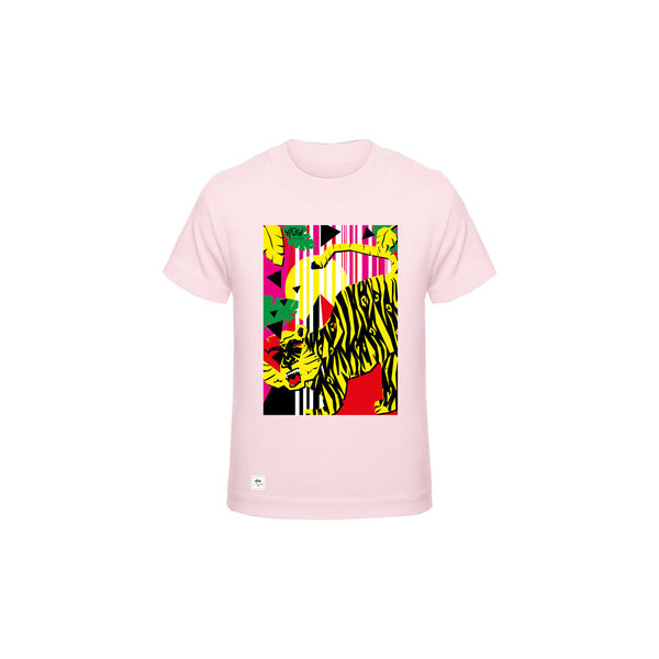 Kinder Shirt "Tiger", Pink