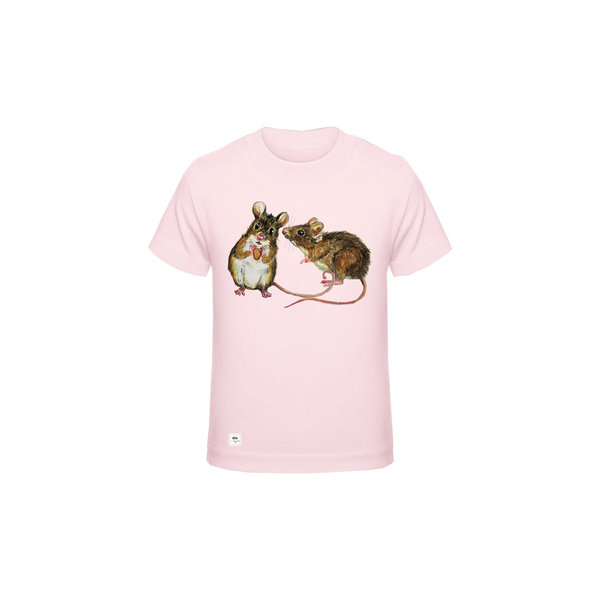 Kinder Shirt "Mäuseflüstern", Pink